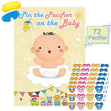 What you'll need if you're hosting a large baby shower, these funny baby shower games will keep everyone happy and. Pin The Pacifier On The Baby Game Large Baby Poster Games For Baby Shower Party Kids Birthday Party Supplies 72 Buy Online In Bahamas At Bahamas Desertcart Com Productid 127871458