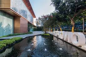 打造栖息美学 聆听现代与自然 成都龙湖上城 致澜景观 canal structures