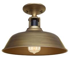 4 light beveled frosted glass flush mount lighting fixture traditional brass star bedroom close to ceiling beautifulhalo com. Vintage Industrial Barn Slotted Flush Mount Ceiling Pendant Light Shade Solid Brass Finish M001 Buy Online In Saint Vincent And The Grenadines At Saintvincent Desertcart Com Productid 51328577