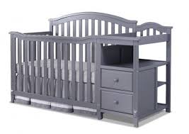 Sorelle Berkley 4 In 1 Crib N Changer In Gray Crib And Changing Table Combo Convertible Crib Grey Crib