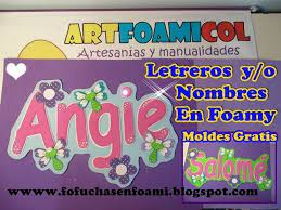 Como Hacer Nombres Y Letreros En Foamy O Gomaeva Youtube E so escolher os moldes que mais gostar e comecar a imprimir. como hacer nombres y letreros en foamy