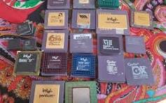 Collection of various cpu sizes and types