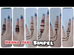 Poin menarik dari popular henna tangan mudah ditiru gambar tato adalah. Henna Mudah Dan Simpel Henna Jari Youtube