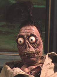 Beetlejuice originally had a far darker ending. Shrunken Head Guy From The Movie Bettlejuice Beetlejuice Movie Beetlejuice Tim Burton Movie