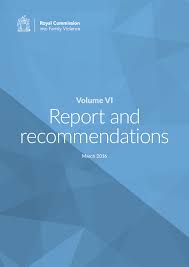 Royal Commission into Family Violence: Volume VI, Report and recommendations