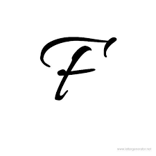 Are there any cool fonts like fancy letters? Letter F Tattoo Fonts Novocom Top