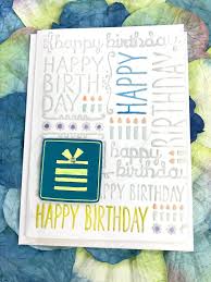 Greeting cards are great branding tools. Happy Birthday Words And Present Greeting Note Card Year Older Celebrate Special Day Friend Fami Happy Birthday Words Birthday Words Happy Birthday Girls