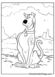 Halloween character page digital download, printable halloween coloring . Scooby Doo Coloring Pages Updated 2021