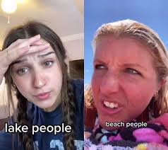 #duet with @makenaparis lakes> beaches #michigan #lake #fyp  #katespadenyhappydance