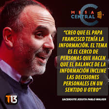 Las palabras del sacerdote Pablo Walker sobre abusos sexuales en la  Iglesia. Los detalles en #T13cl » t13.cl/251311