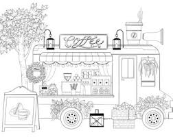While liquid food coloring used to be the only option available for tinting foods, there are now many other choices. Cafe Coloring Book Etsy