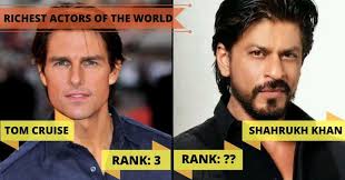 Top 15 Richest Actors Of The World List Include Only 2 Bollywood Actors Only those who indulge in useful charity for people are great actors.rest are waste for society.
