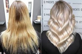 Von dunkelbraun oder sogar schwarz auf blond färben. Gelbstich Im Haar Entfernen Friseur Tipps Tricks