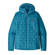 Patagonia Womens Nano Puff Hoody Jacket Mako Blue