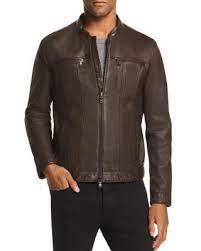 John Varvatos Star Usa Leather Band Collar Moto Jacket Men Bloomingdale S John Varvatos Star Usa Leather Jacket Usa Leather