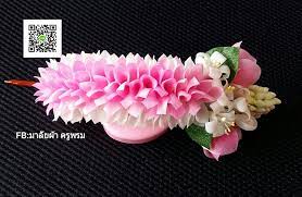 มาล ยต ดผม ดอกไม พวงมาล ย ไอเด ยงานแต งงาน