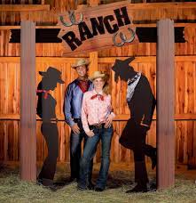 Tmcce western cowboy party decoration wild west cowboy western photography backdrop background and western cowboy theme hanging swirls foil swirls. Western Themed Cowboy Party Planning Ideas Supplies Partyideapros Com
