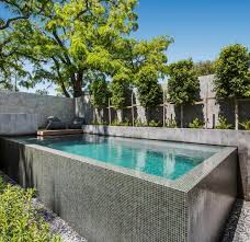Infinity Pool Hawthorn East Neptune Pools In 2020 Infinity Pool Small Backyard Pools Courtyard Pool