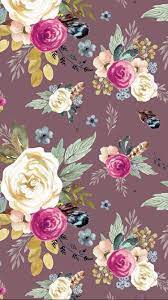 Floral Floral Wallpaper Flower Wallpaper Iphone Wallpaper