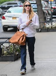 Jennifer Lawrence makes even a white sweater and blue jeans look good in  NYC