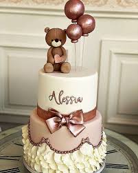 Cake Sisters Pace On Instagram Baby Bear Cake Cakedesigner Cakedesign Cakesisterspace Cak Baby Birthday Cakes Simple Birthday Cake Birthday Cake Kids