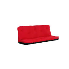 This is a popular choice for couples as each person gets the equivalent of a twin mattress of sleeping width. Full Size Reversible 6 Inch Tufted Futon Mattress Red And Black On Sale Overstock 30427615