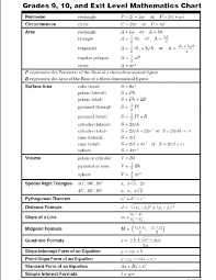 69 Conclusive Math Formula Chart In Hindi