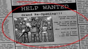 Five Nights At Freddy S 2 Newspaper Help Wanted Five Nights At Freddy S Five Night Fnaf