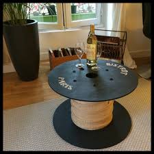Table Basse Bobine Table Basse Touret Touret Bricolage Table