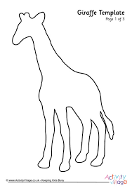 Trim along lines to cut out the square. Giraffe Printables