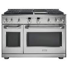 We did not find results for: Monogram Monogram 48 In 6 2 Cu Ft 2 7 Cu Ft Self Cleaning Double Oven Convection Gas Range Stainless Steel In The Double Oven Gas Ranges Department At Lowes Com