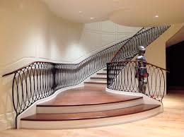 See more ideas about stair handrail, wood stair handrail, railing design. Elliptical Oval Iron Railing Finelli Ironworks