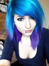 Blue Blue Hair Scene Hair Hair Color Crazy