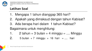 Semoga bermanfaat dan tetap belajar karena belajar itu mudah. 1 Tahun Berapa Minggu