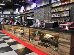 cars pauls rods and restos shop shelving auto parts store mechanic garage
