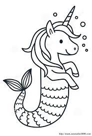 Wählen sie drucken für ausmalen. Ausmalbilder Einhorn Bild Seepferd Einhorn