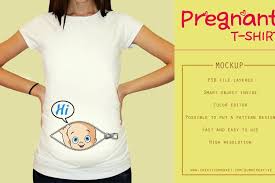 With these best mockup templates you don't have to wait for your artwork to be reproduced with ink, instead you can digital superimpose your design to test the sizing. Pregnant T Shirt Mockup 74378 Clothing Design Bundles