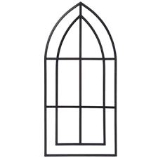 Check out our metal window decor selection for the very best in unique or custom, handmade pieces from our wall décor shops. Black Cathedral Arch Metal Wall Decor Hobby Lobby 1798388