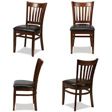 A great alternative to the chairs that i was going to buy at z gallerie for $$$. Dinette Chairs Slat Back Wood Kitchen Chair Norpel