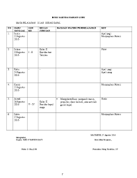1 format laporan kinerja guru dan pegawai eko supriyanto kamis docx laporan kinerja guru dan tenaga kependidikan man 2 bojonegoro sesuai edaran course hero. Doc Buku Agenda Harian Guru Theo Filus Academia Edu