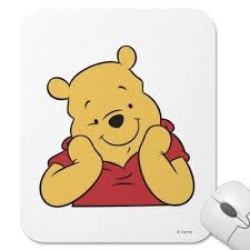 Winnie the pooh with heart tunisian simple stitch crochet afghan graph pattern | chris bridges designs. Winnie The Pooh Hands On Face Smiling Mousepads Winnie The Pooh Pooh Bear Mouse