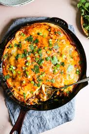 Chipotle Chicken Enchilada Skillet The Defined Dish Recipe Chicken Enchilada Skillet Chipotle Chicken Food