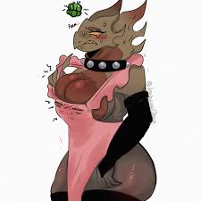 Rule 34 - Ass Breasts Collar Dialogue Imbluedexo (artist) Ripped Clothing  Thighs Tight Clothing Voruna (warframe) Warframe Worried | 7392737