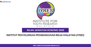Institut penyelidikan hidraulik kebangsaan malaysia (nahrim). Institut Penyelidikan Pembangunan Belia Malaysia Iyres Kerja Kosong Kerajaan