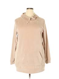 details about charlotte russe women brown pullover hoodie 1 x plus