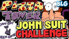 Lets Play Pizza Tower - JOHN SUIT CHALLENGE - YouTube