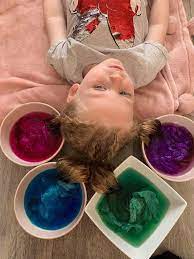 Anyone With Young Children Wanting To Keep Them Entertained During This Horrible Time All You Need Is Co Diy Your Hair Safe Hair Color Color Tissue Paper