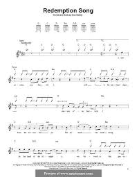 Colours are accurate too in the picture. Redemption Song By B Marley Sheet Music Notes Guitar Chords For Songs Song Sheet
