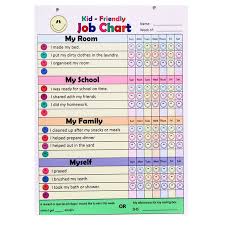 Magnetic Job Chart For Kids With Marker