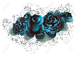 Maybe you would like to learn more about one of these? Dark Blue Rose Flowers With Leaves On White Background Royalty Free Cliparts Vectors And Stock Illustration Image 45286260